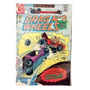 Charlton Comics "Drag N’ Wheels" #47 June 1971 Vintage Scott Jackson Comic Book